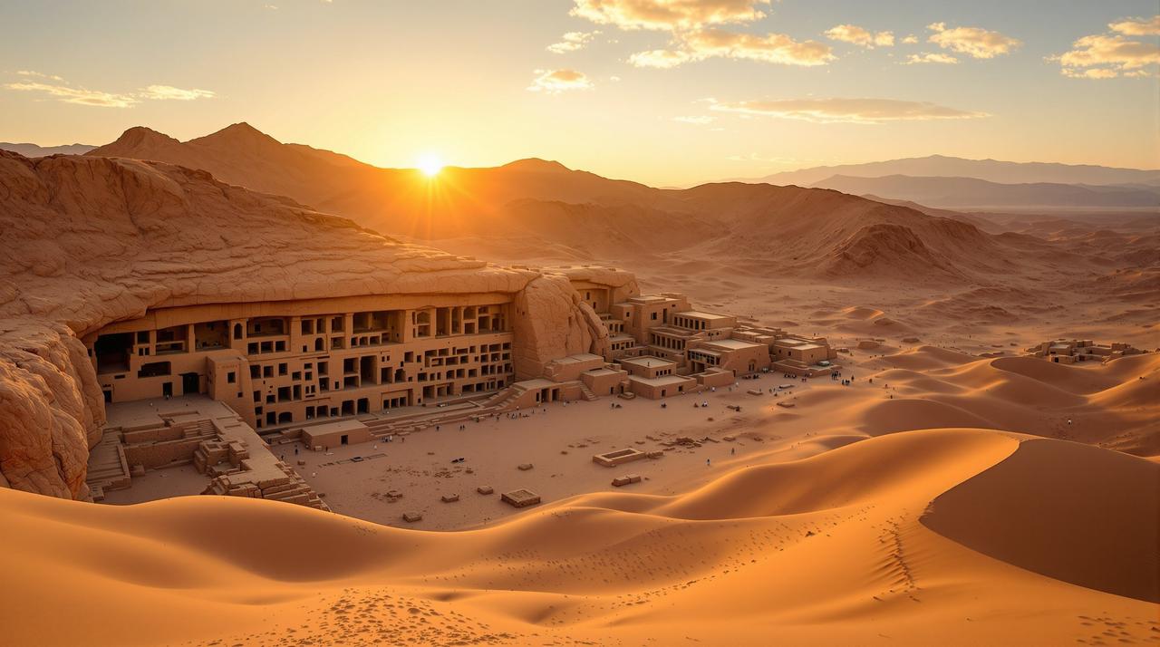 樱花视频 - 敦煌：沙漠中的艺术宝库